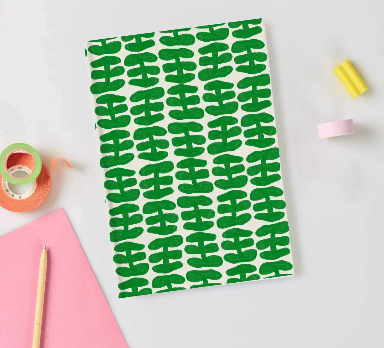 Repetitive pattern 56 notebook by Little Dean