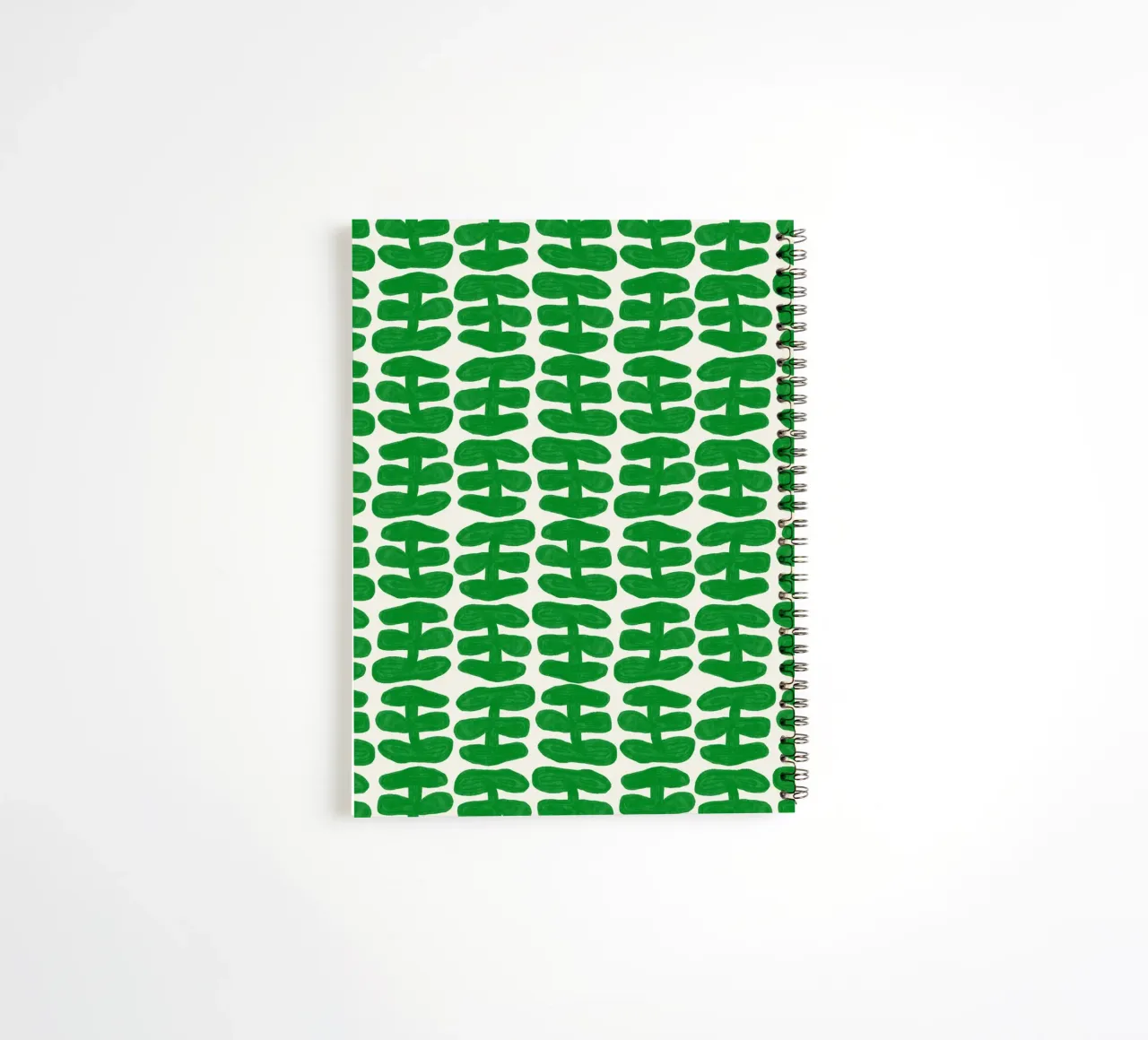 Repetitive pattern 56 spiral notebook by Little Dean