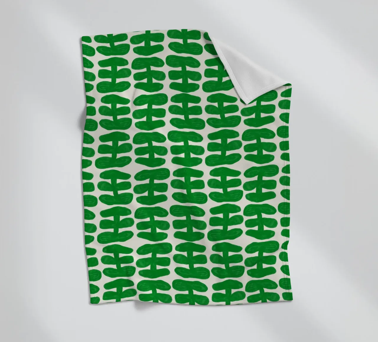 Repetitive pattern 56 fleece blanket by Little Dean