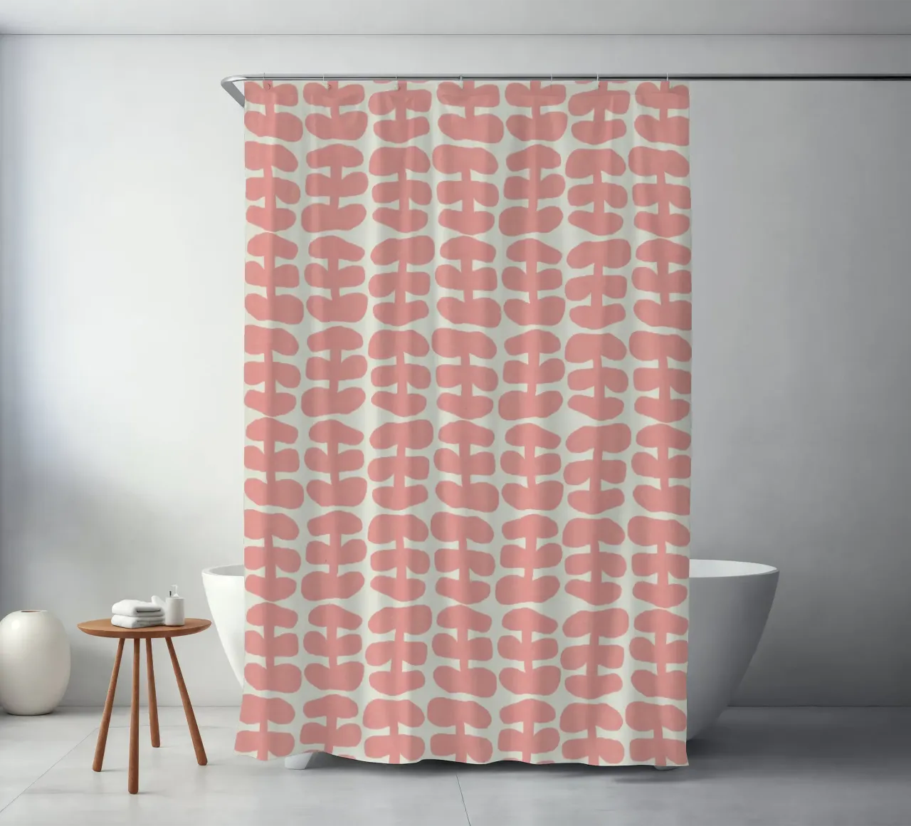 Repetitive pattern 57 shower curtain by Little Dean