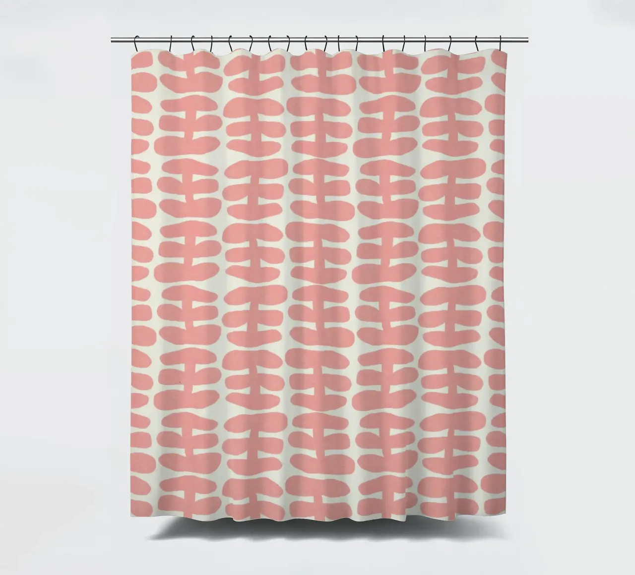 Repetitive pattern 57 shower curtain by Little Dean