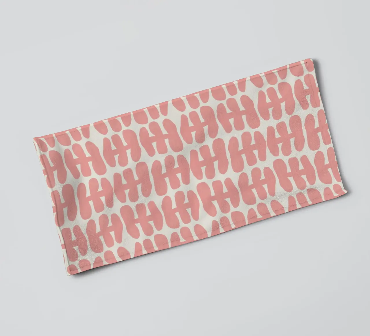 Repetitive pattern 57 towel by Little Dean