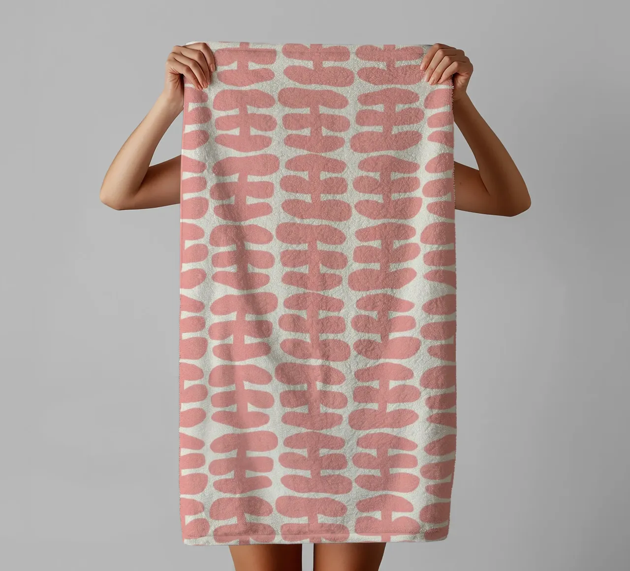 Repetitive pattern 57 towel by Little Dean