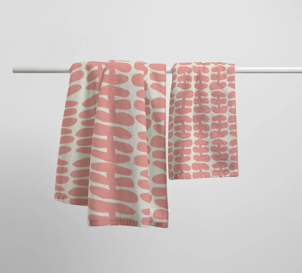 Repetitive pattern 57 towel by Little Dean