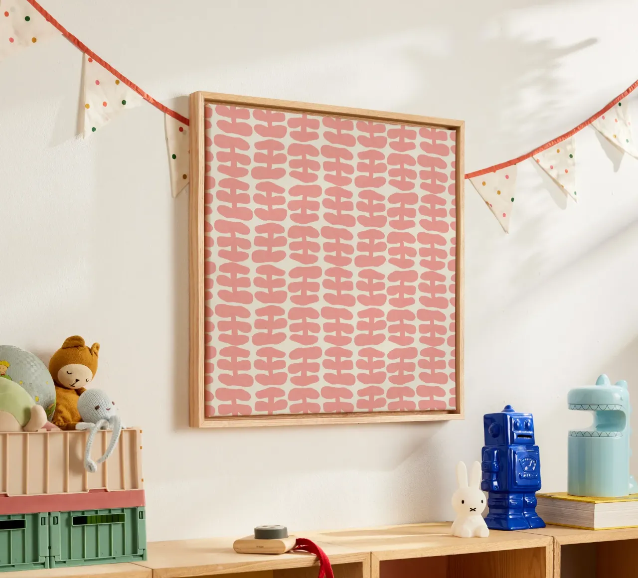 Repetitive pattern 57 canvas by Little Dean