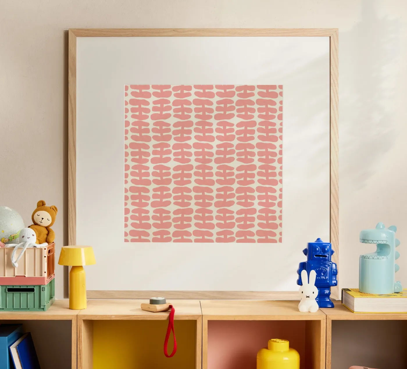 Repetitive pattern 57 poster by Little Dean