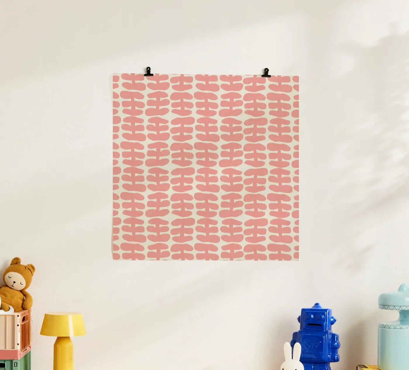 Repetitive pattern 57 poster by Little Dean
