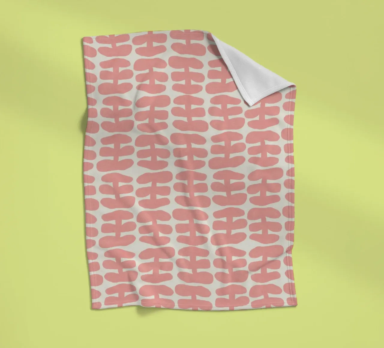 Repetitive pattern 57 fleece blanket by Little Dean