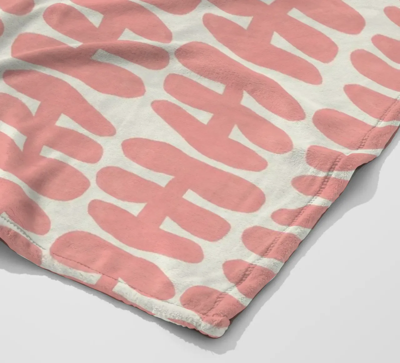 Repetitive pattern 57 fleece blanket by Little Dean