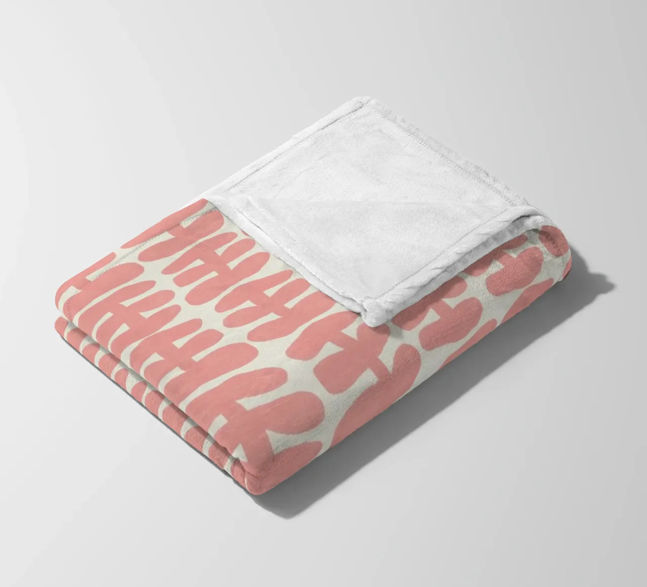 Repetitive pattern 57 fleece blanket by Little Dean