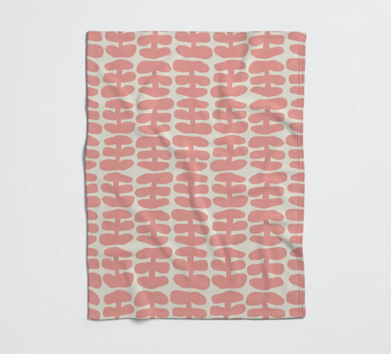Repetitive pattern 57 fleece blanket by Little Dean