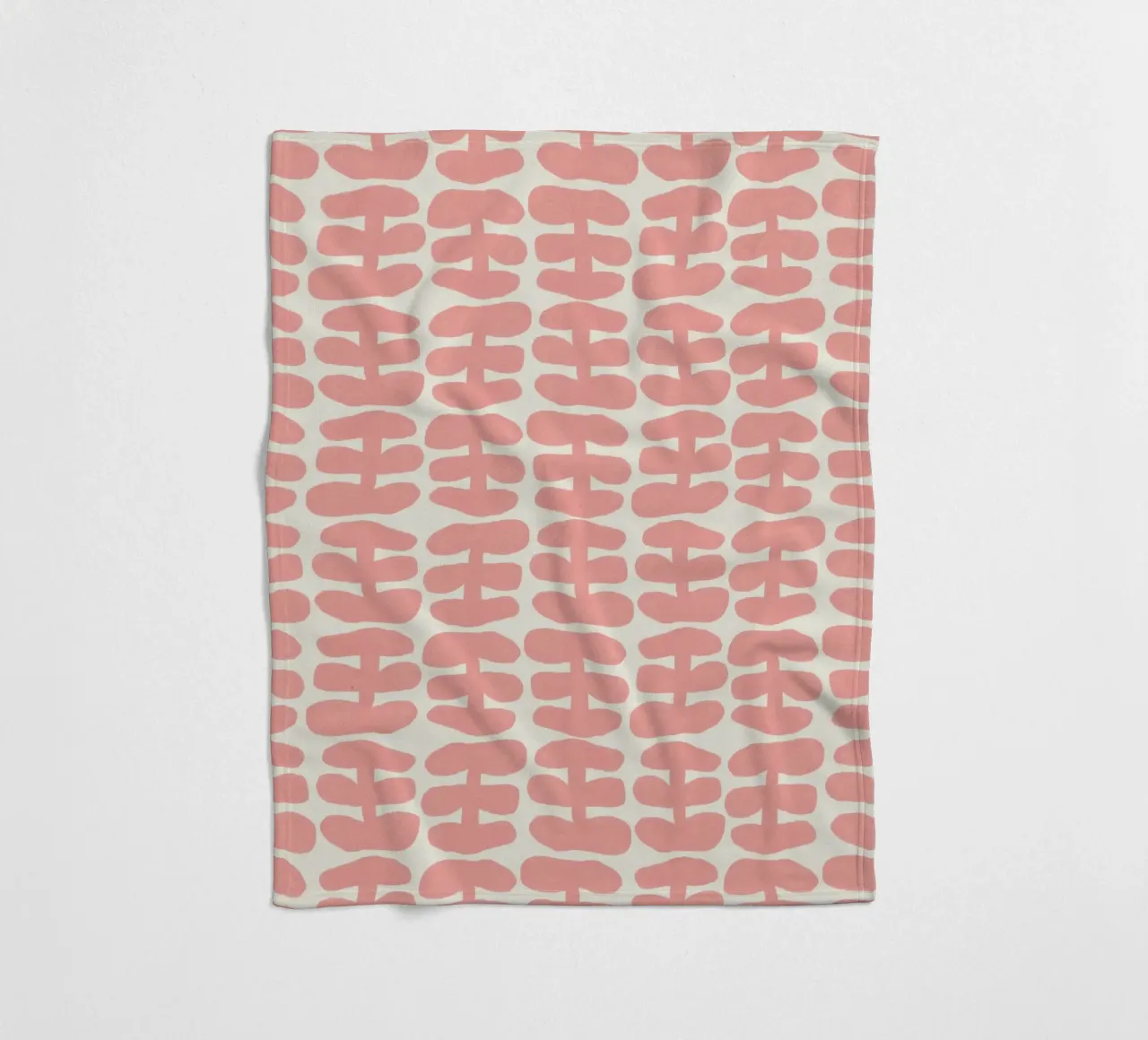 Repetitive pattern 57 fleece blanket by Little Dean