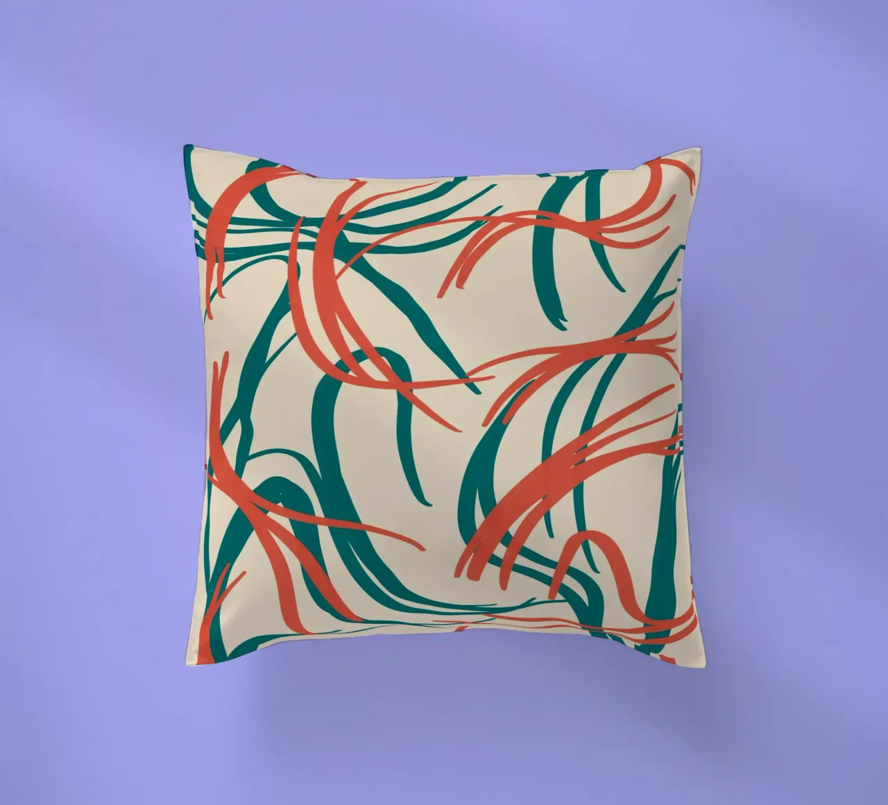 Fluid design 05 decorative cushion by Little Dean