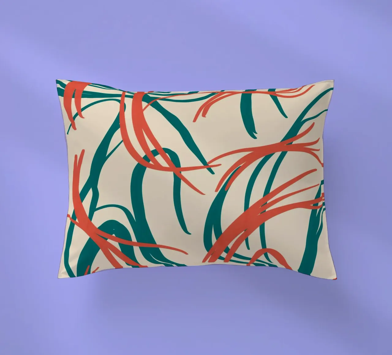 Fluid design 05 decorative cushion by Little Dean