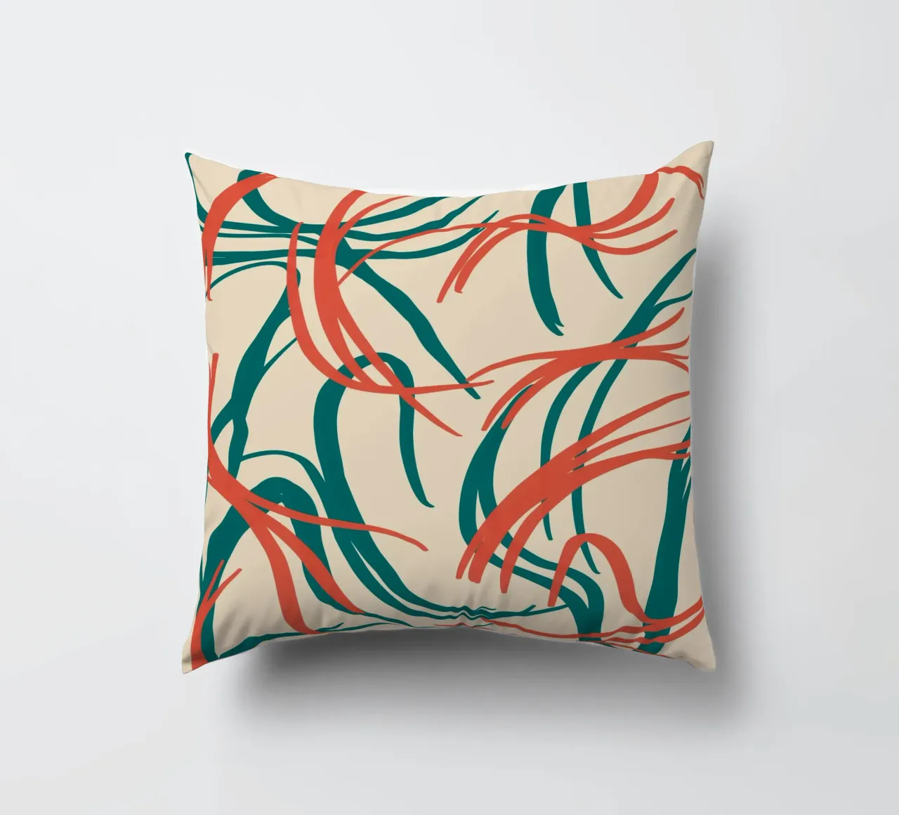 Fluid design 05 decorative cushion by Little Dean