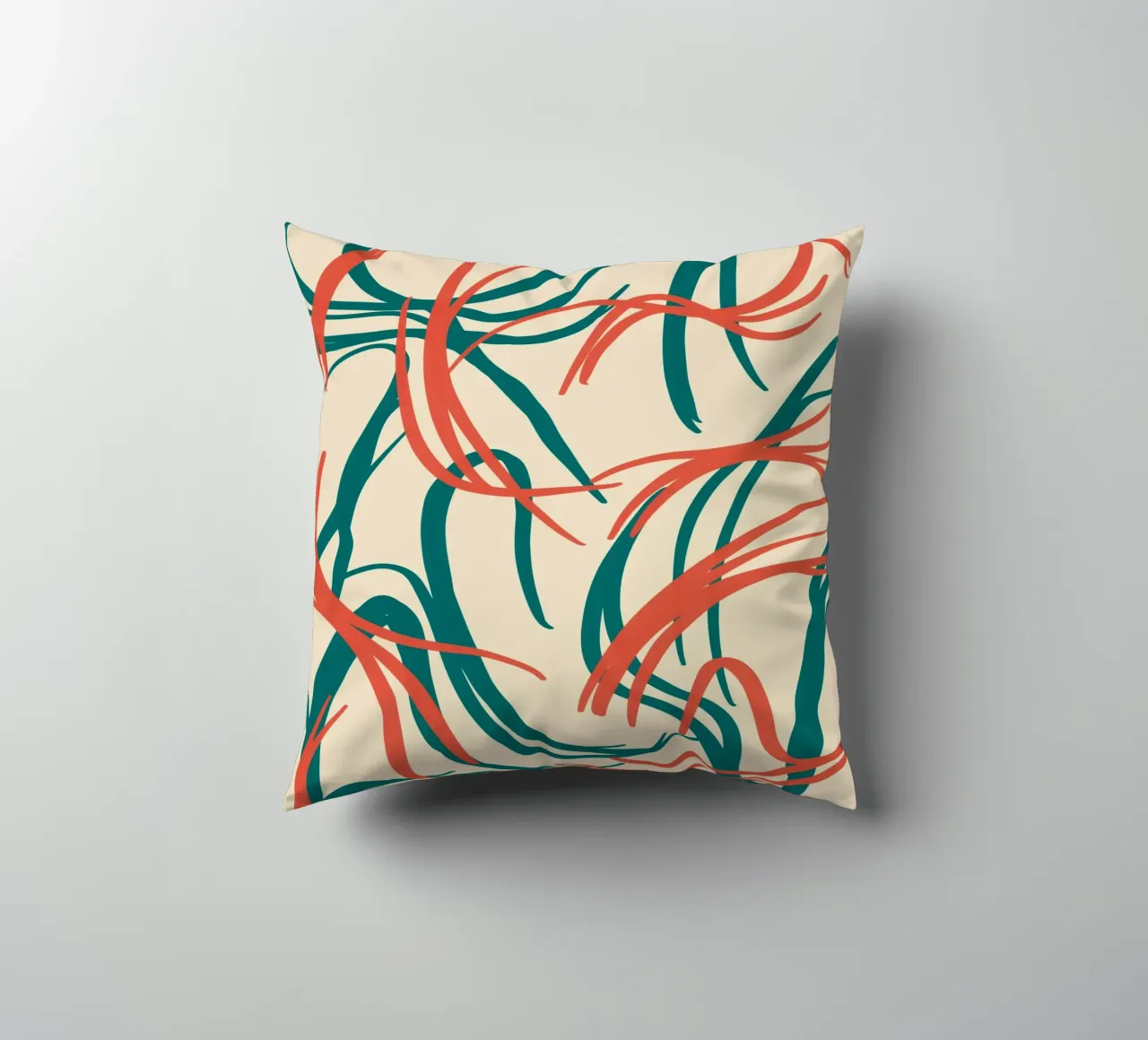 Fluid design 05 decorative cushion by Little Dean
