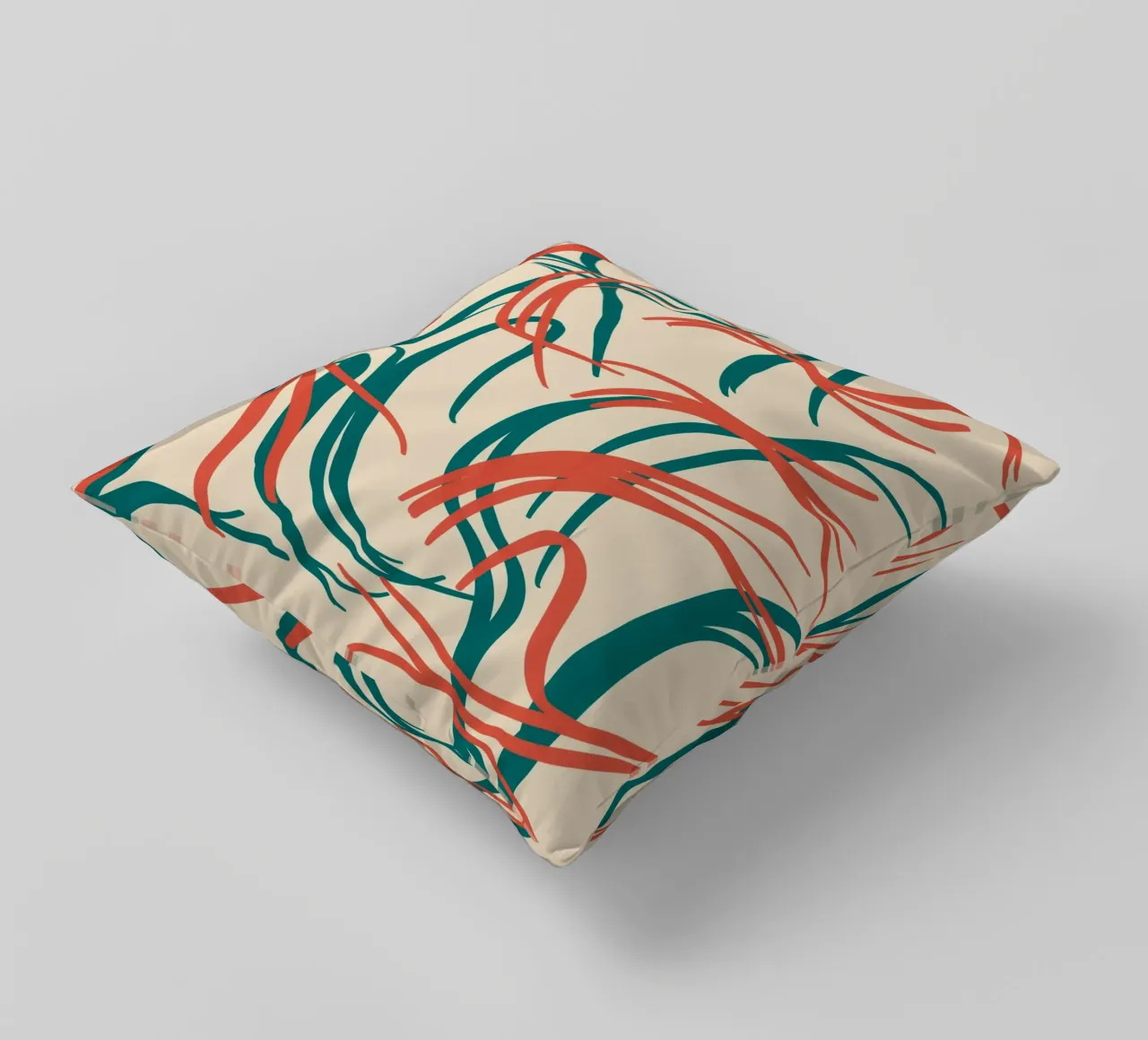 Fluid design 05 decorative cushion by Little Dean