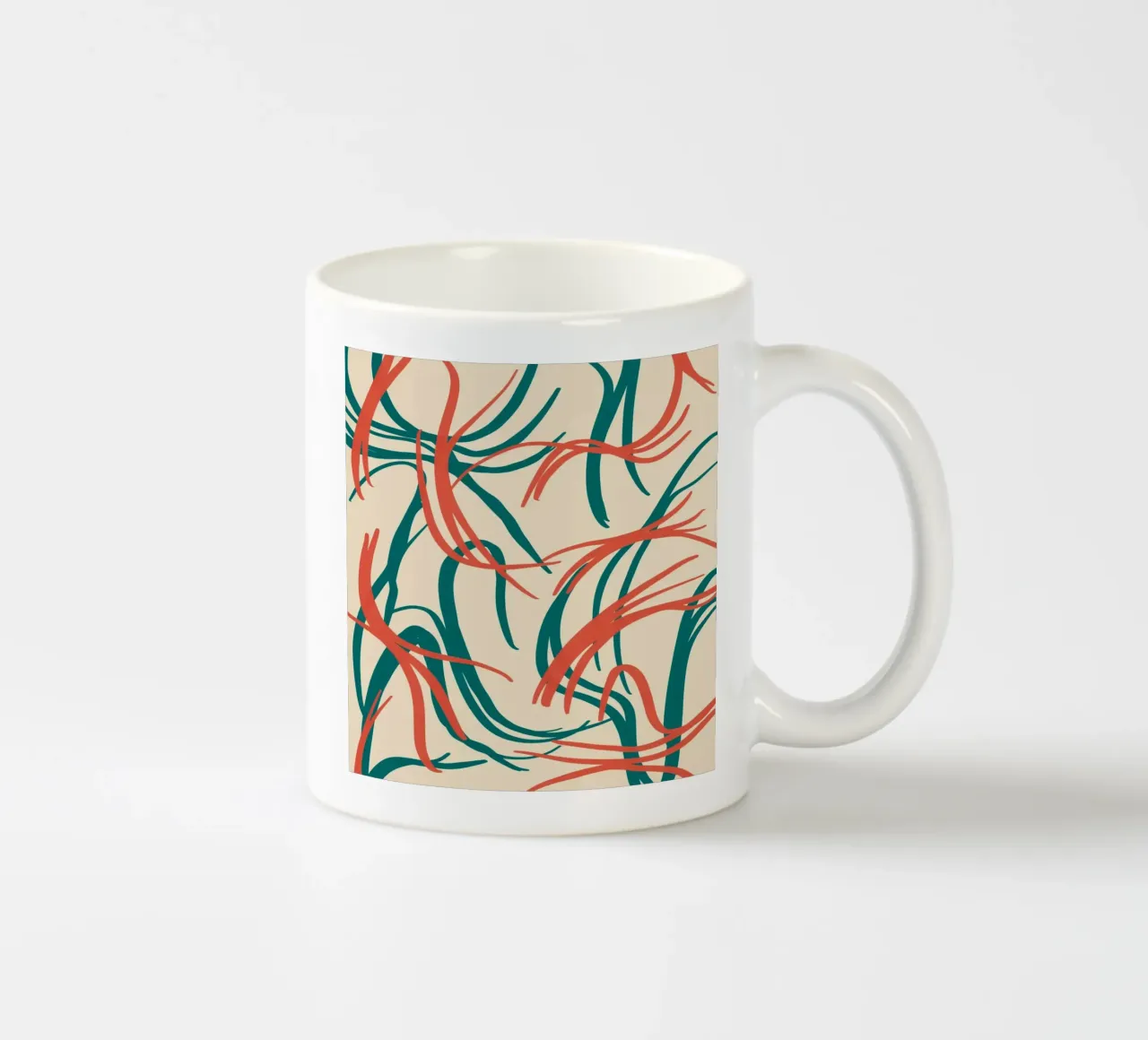 Design fluido 05 tazza in ceramica da Little Dean