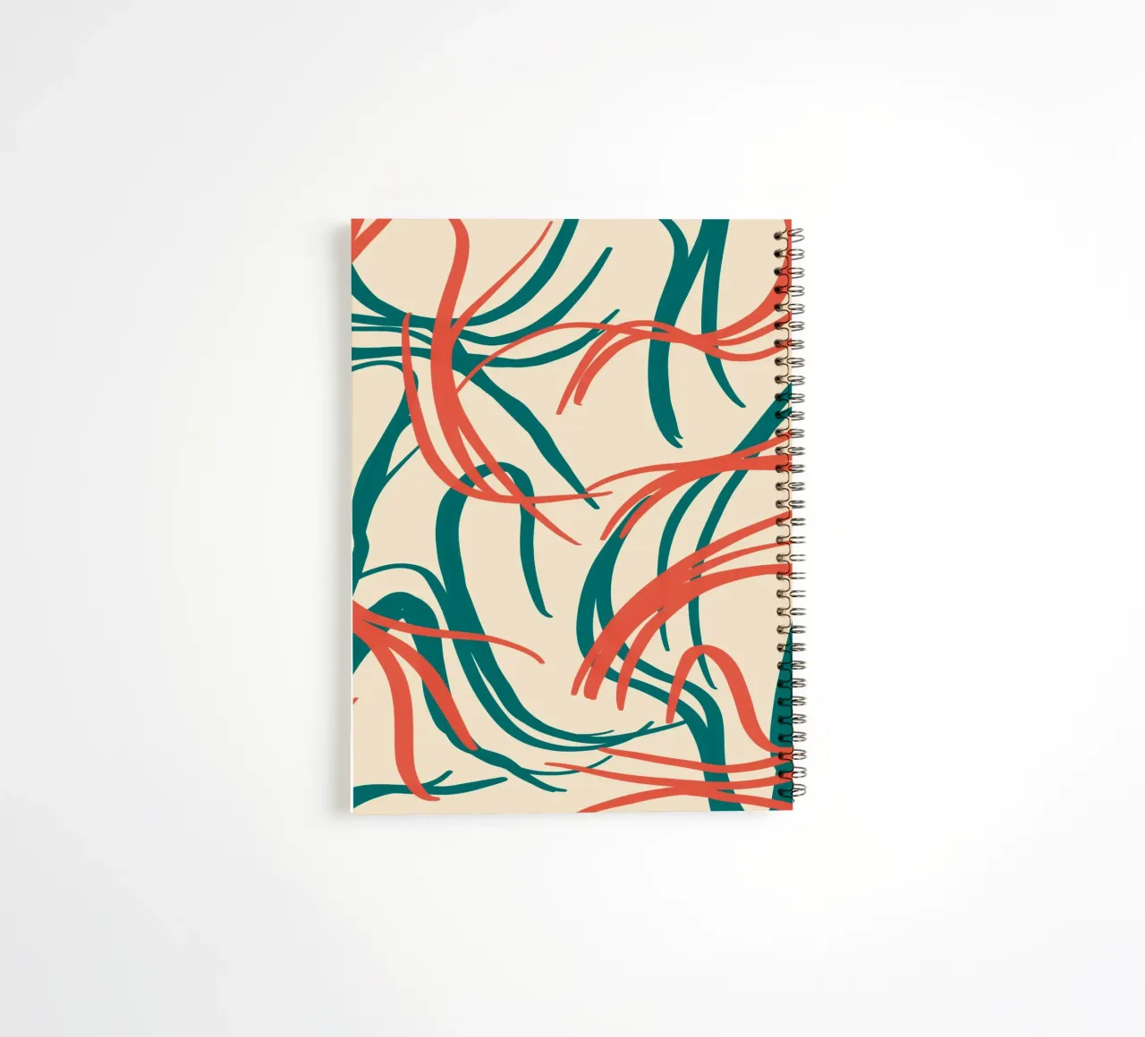 Fluid design 05 spiral notebook by Little Dean
