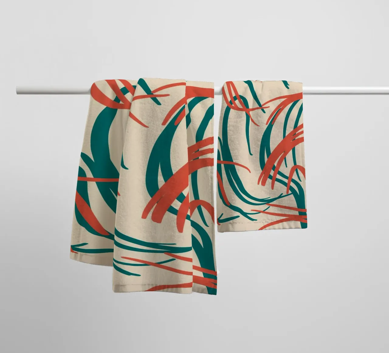 Fluid design 05 towel by Little Dean