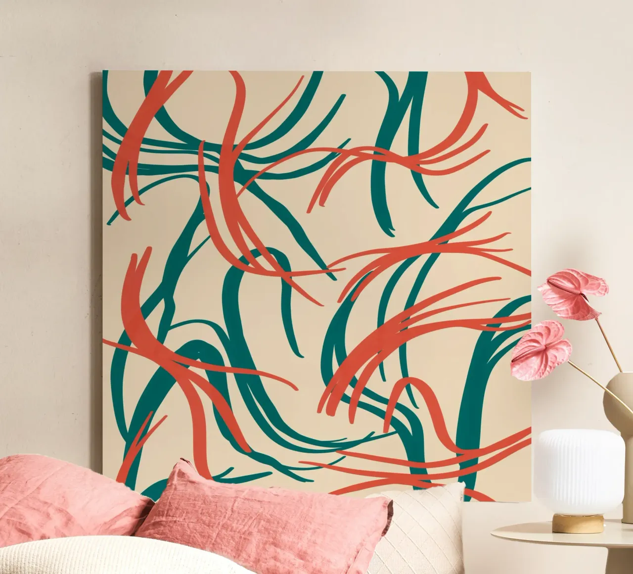 Fluid design 05 canvas by Little Dean