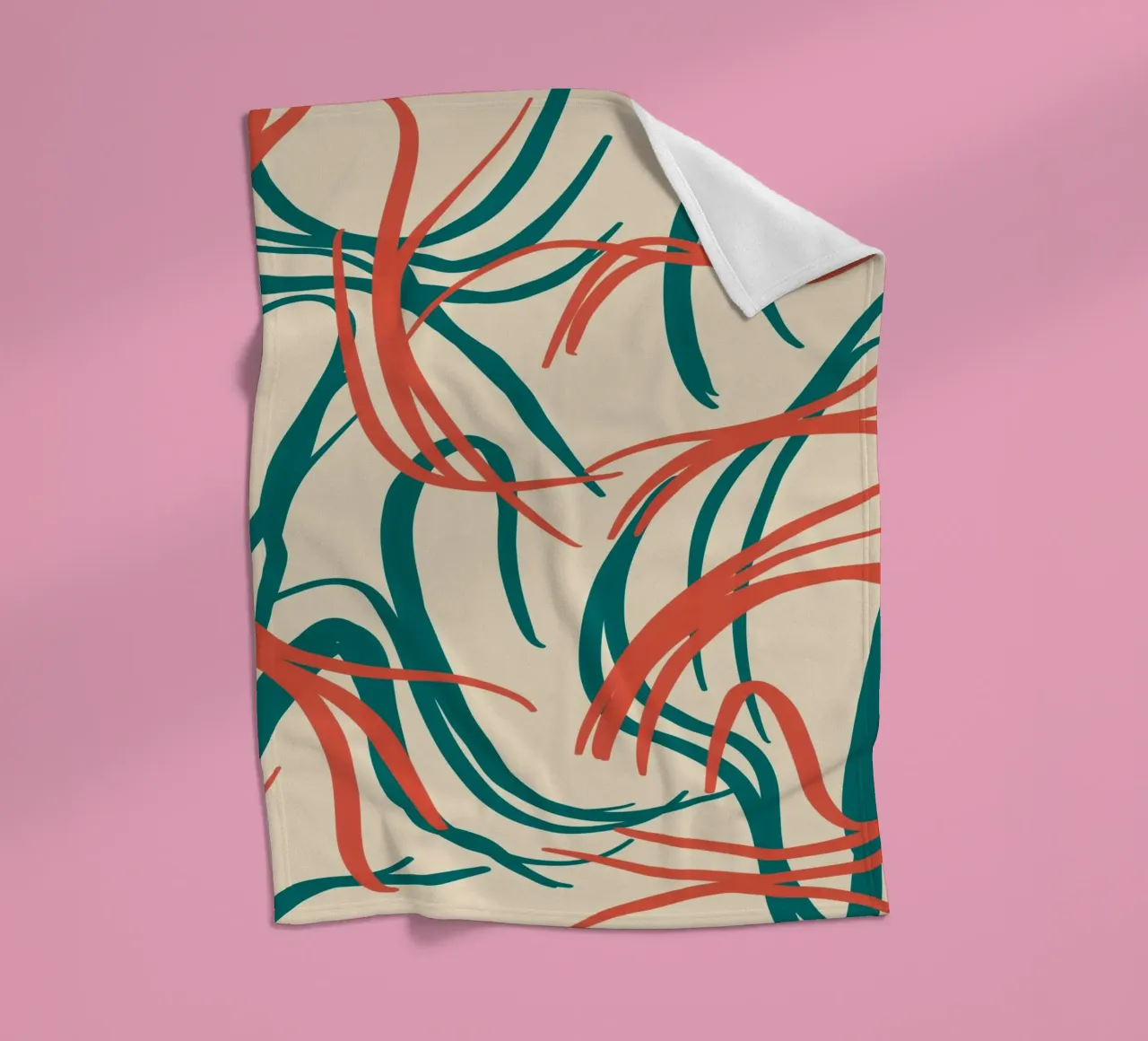 Design fluido 05 coperta in pile da Little Dean