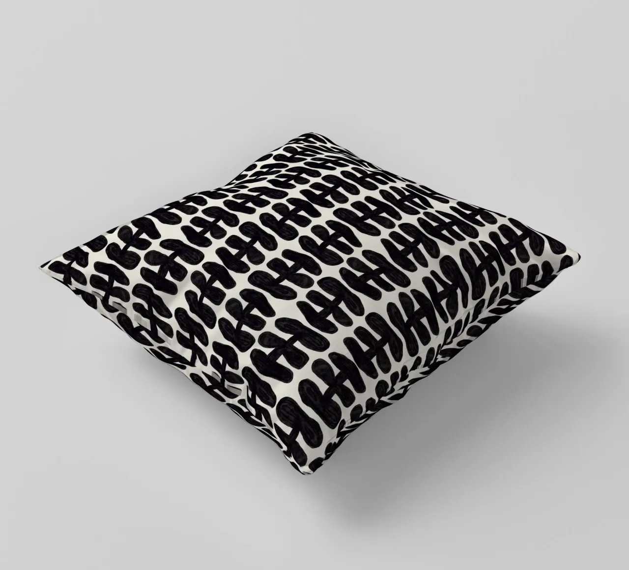 Repetitive pattern 58 decorative cushion by Little Dean