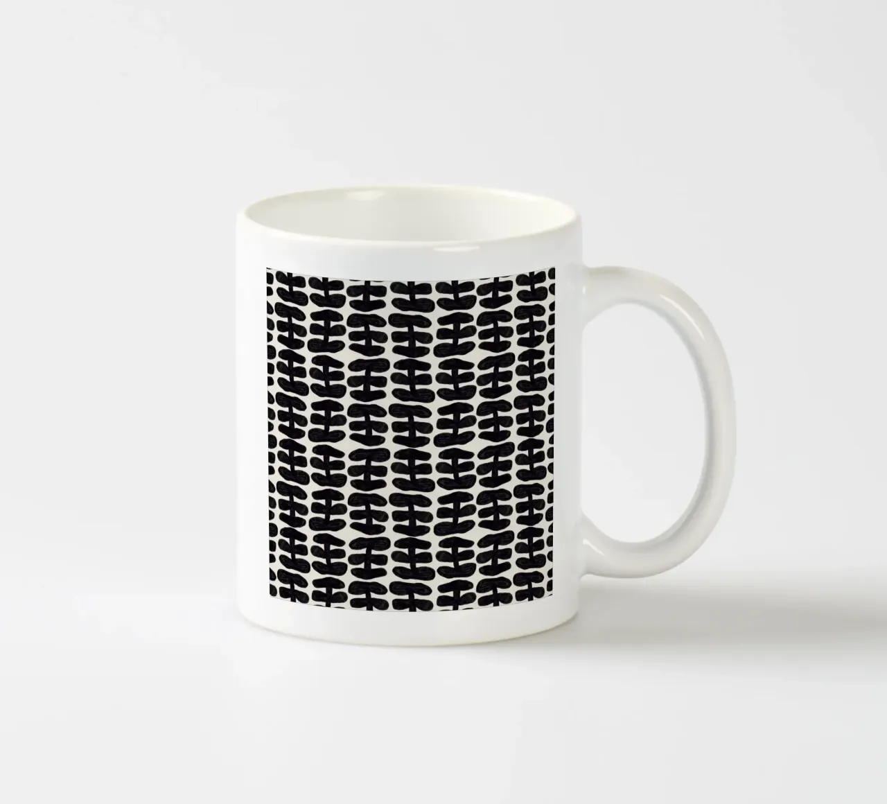 Schema ripetitivo 58 tazza in ceramica da Little Dean