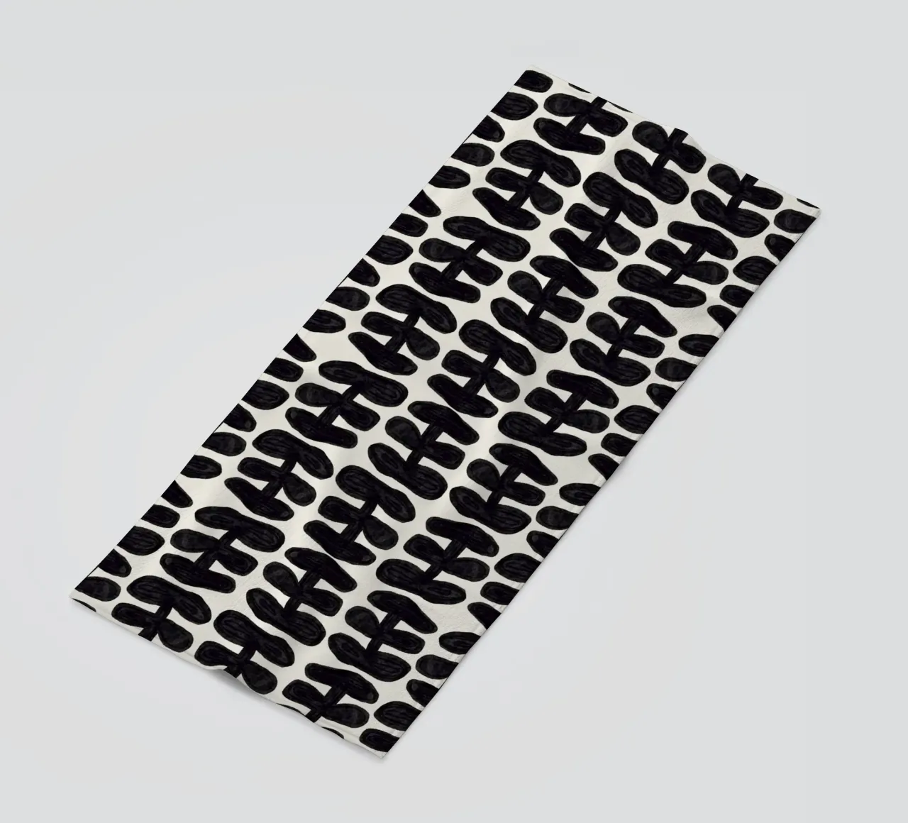 Repetitive pattern 58 beach towel by Little Dean