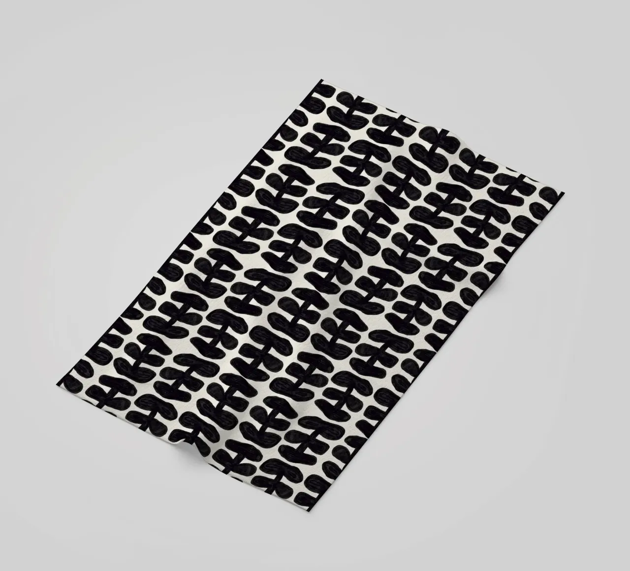 Repetitive pattern 58 beach towel by Little Dean