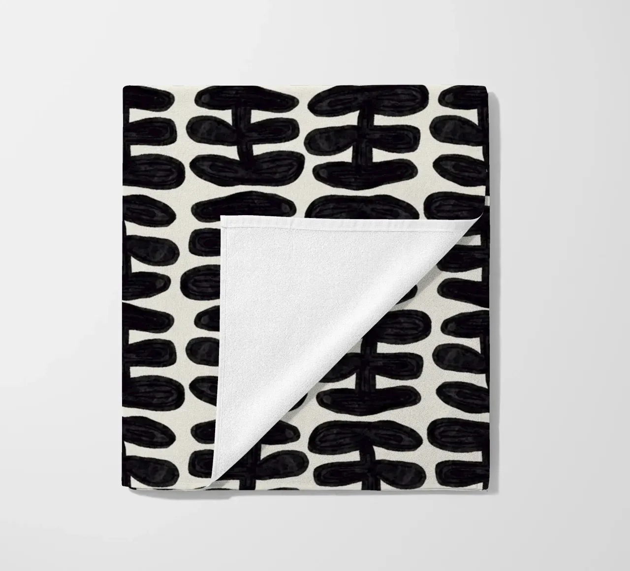 Repetitive pattern 58 beach towel by Little Dean