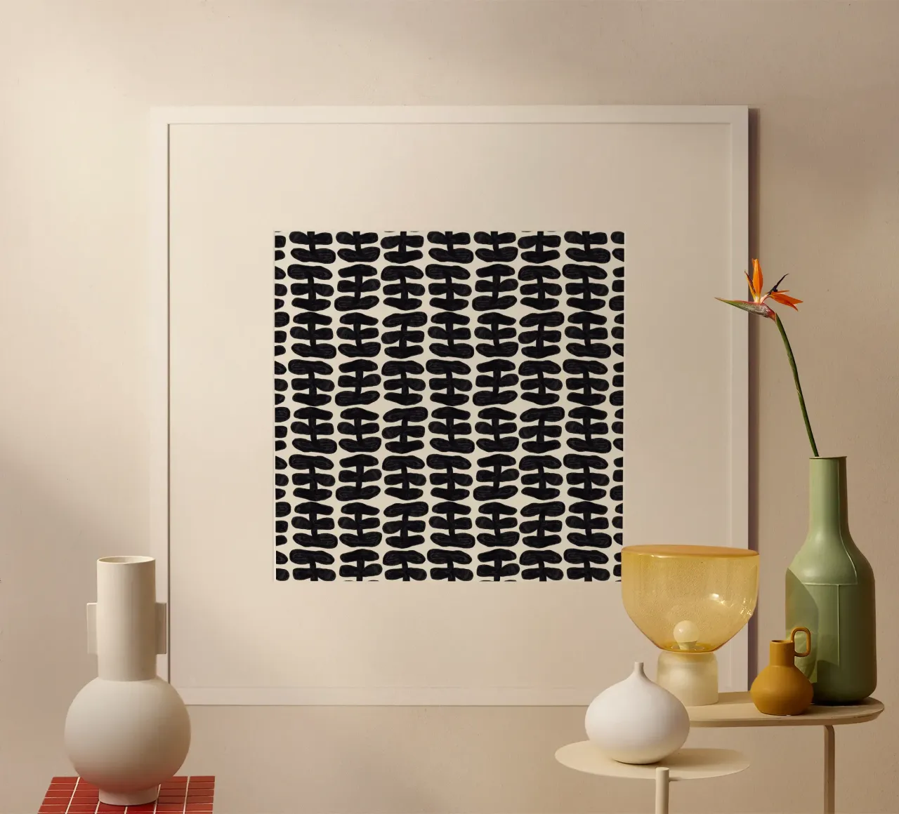 Repetitive pattern 58 poster by Little Dean