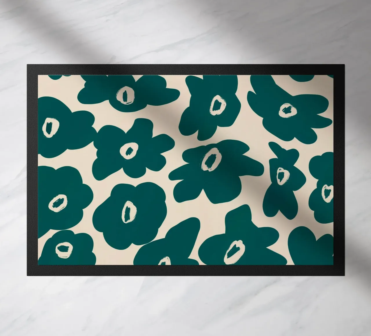 Botanical pattern 02 doormat by Little Dean