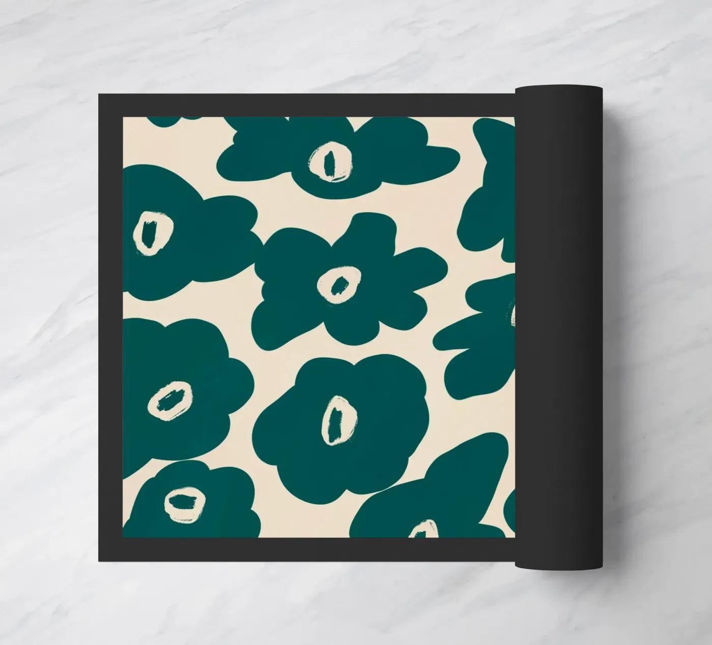 Botanical pattern 02 paillasson de Little Dean