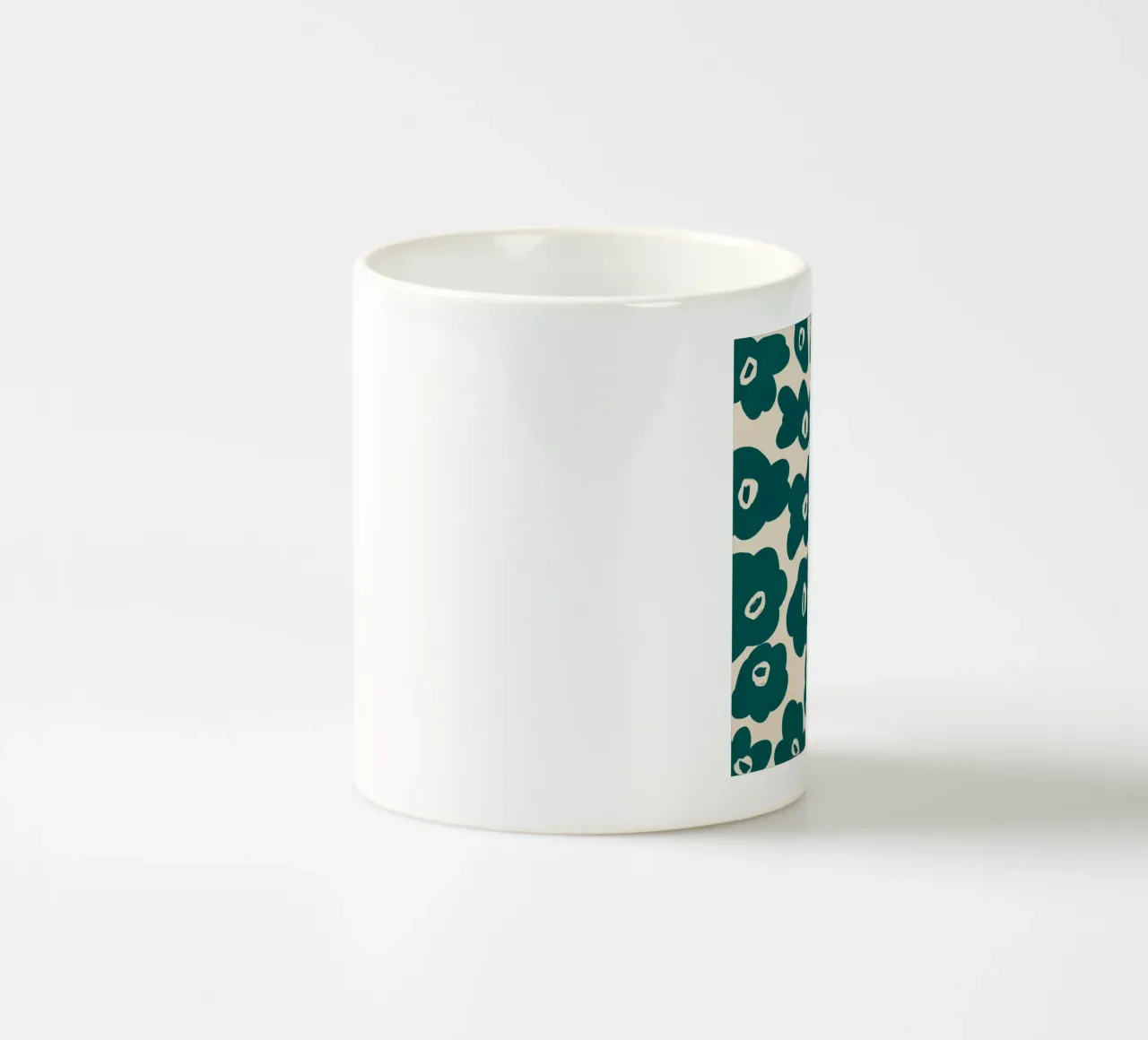 Motivo botanico 02 tazza in ceramica da Little Dean