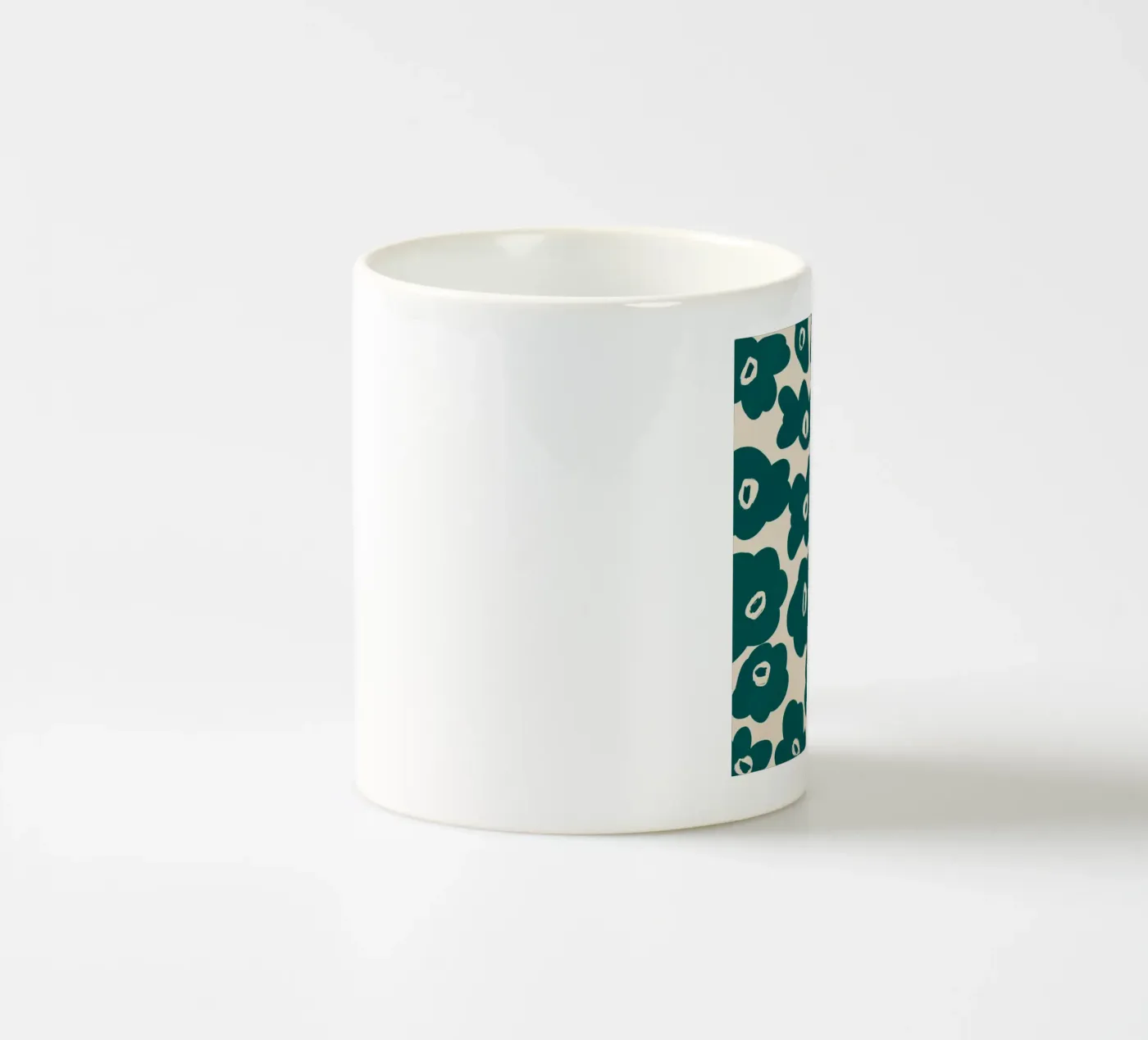 Botanical pattern 02 ceramic mug by Little Dean