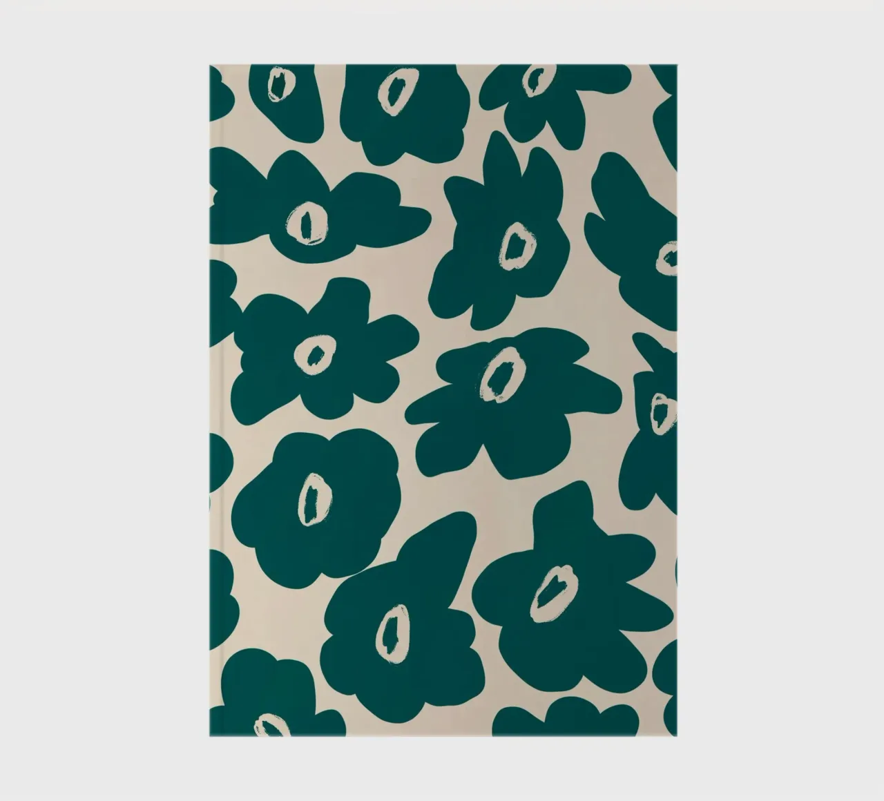 Botanical pattern 02 notebook by Little Dean