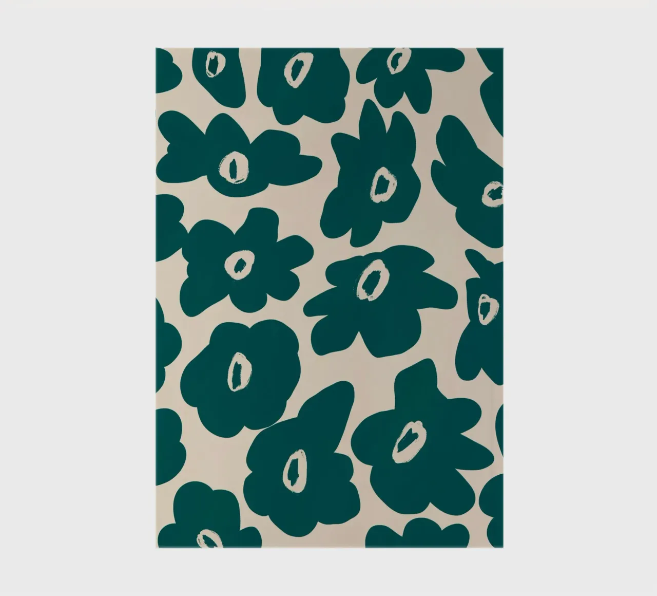 Botanical pattern 02 notebook by Little Dean