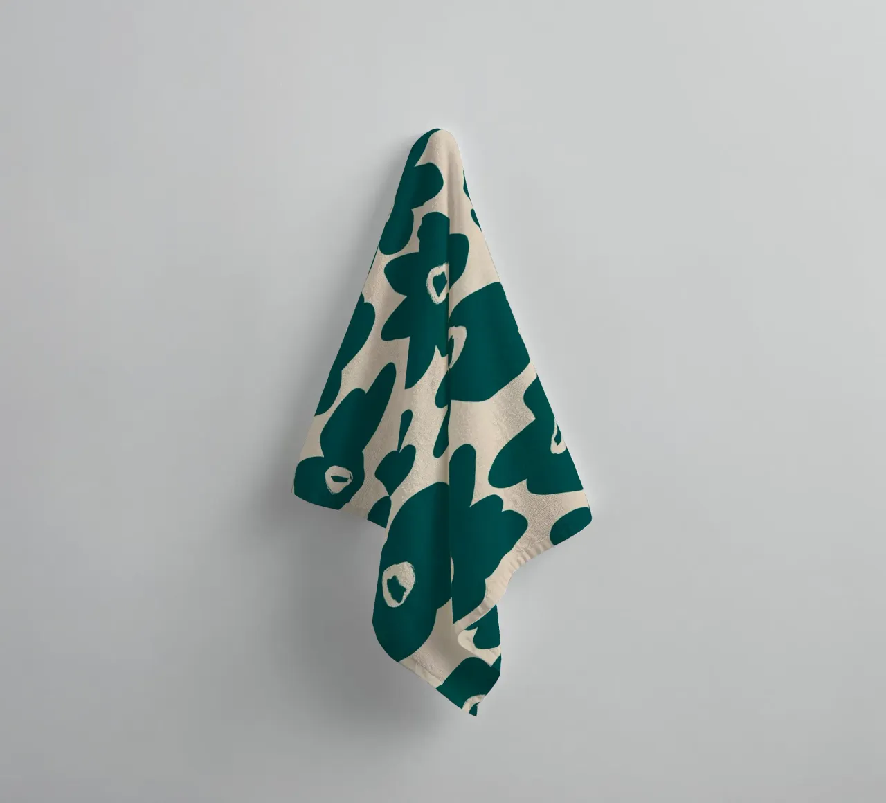 Botanical pattern 02 towel by Little Dean