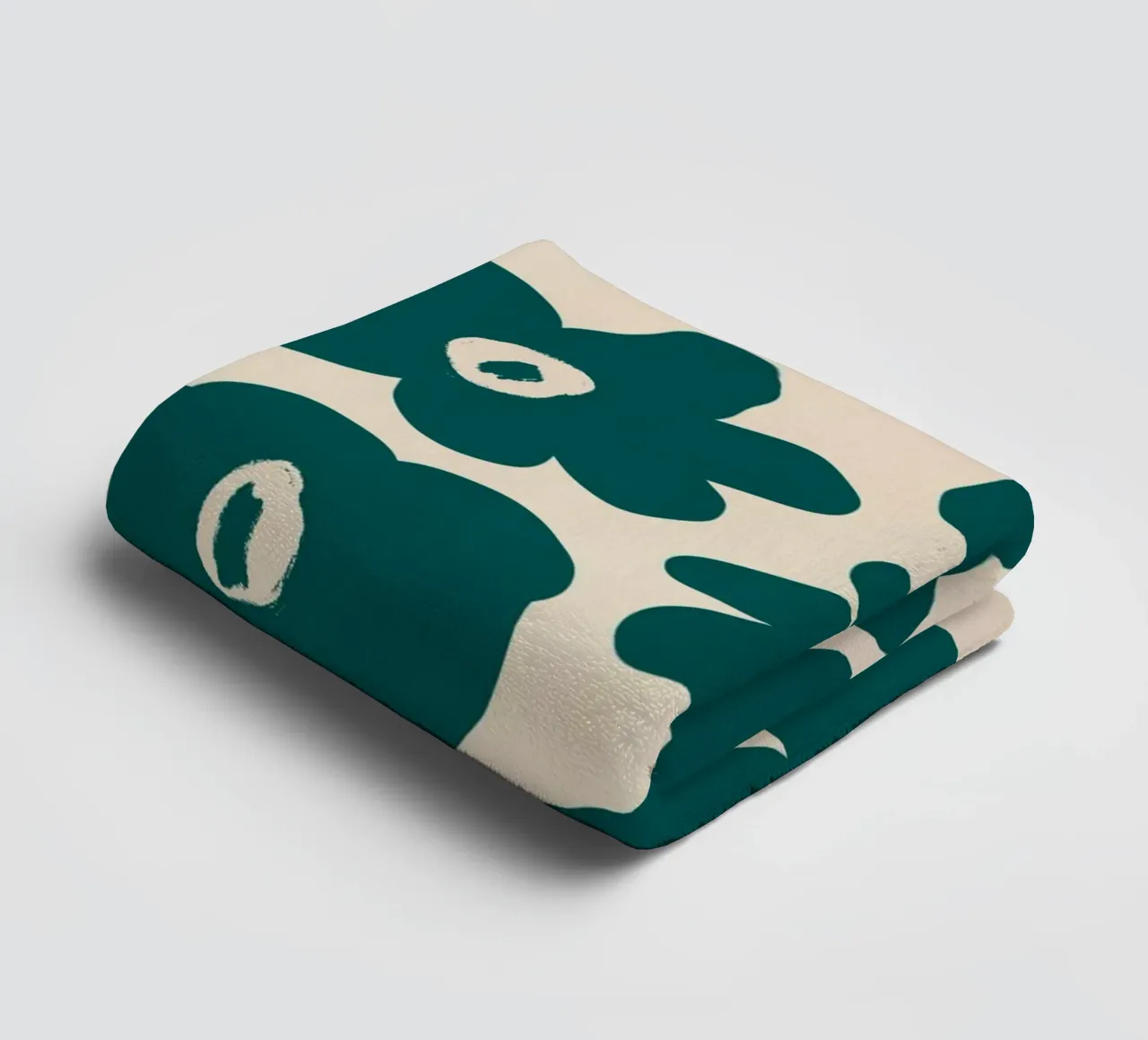 Botanical pattern 02 towel by Little Dean