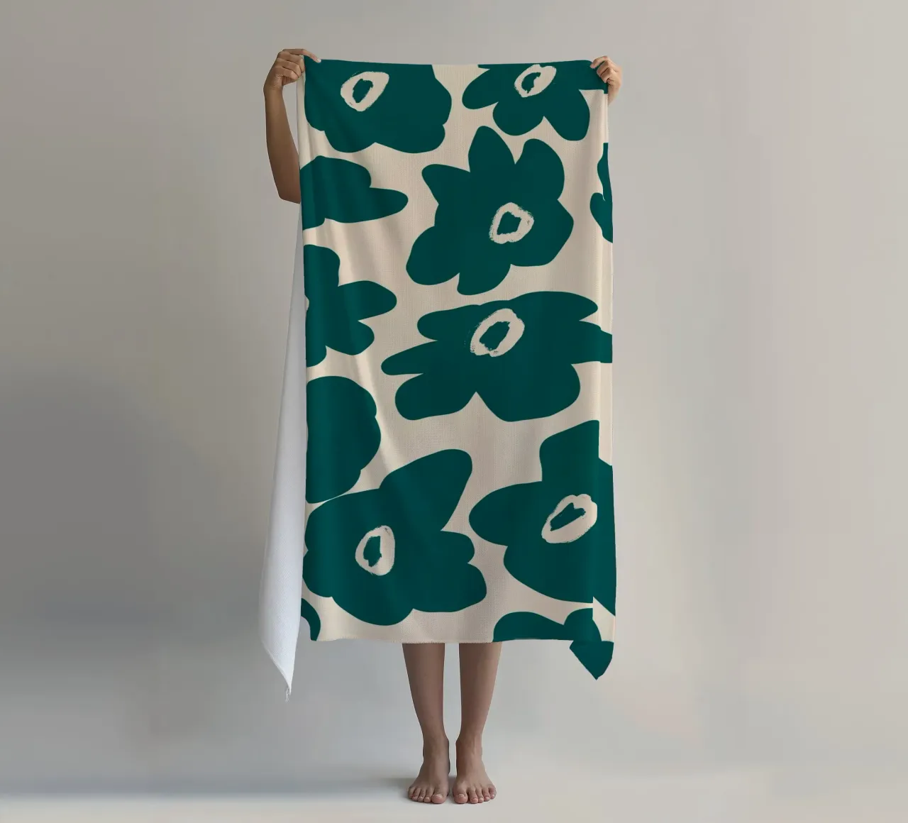 Motivo botanico 02 telo mare da Little Dean