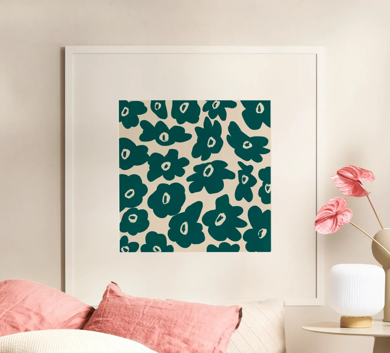 Botanical pattern 02 poster by Little Dean