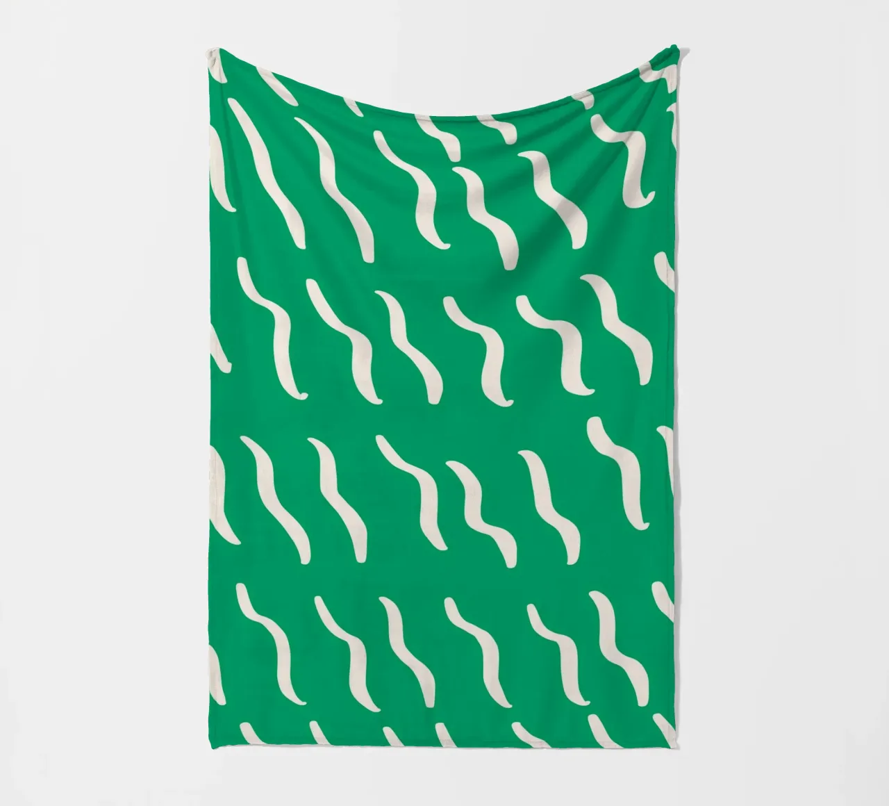 Ripple pattern fleece blanket by Little Dean