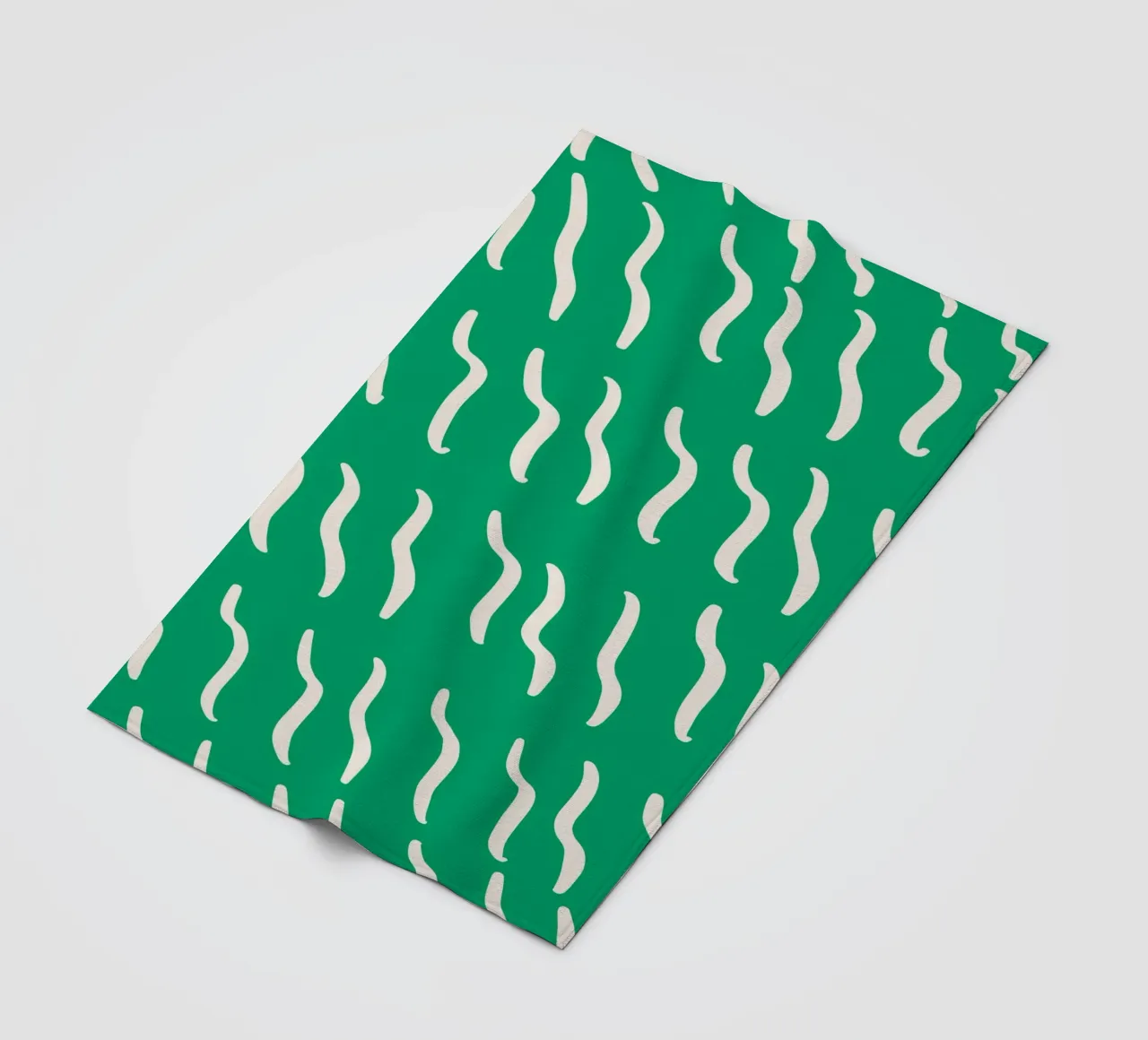 Ripple pattern fleece blanket by Little Dean