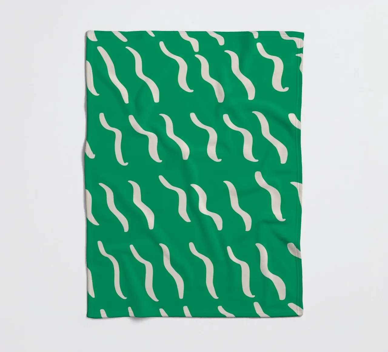 Ripple pattern fleece blanket by Little Dean
