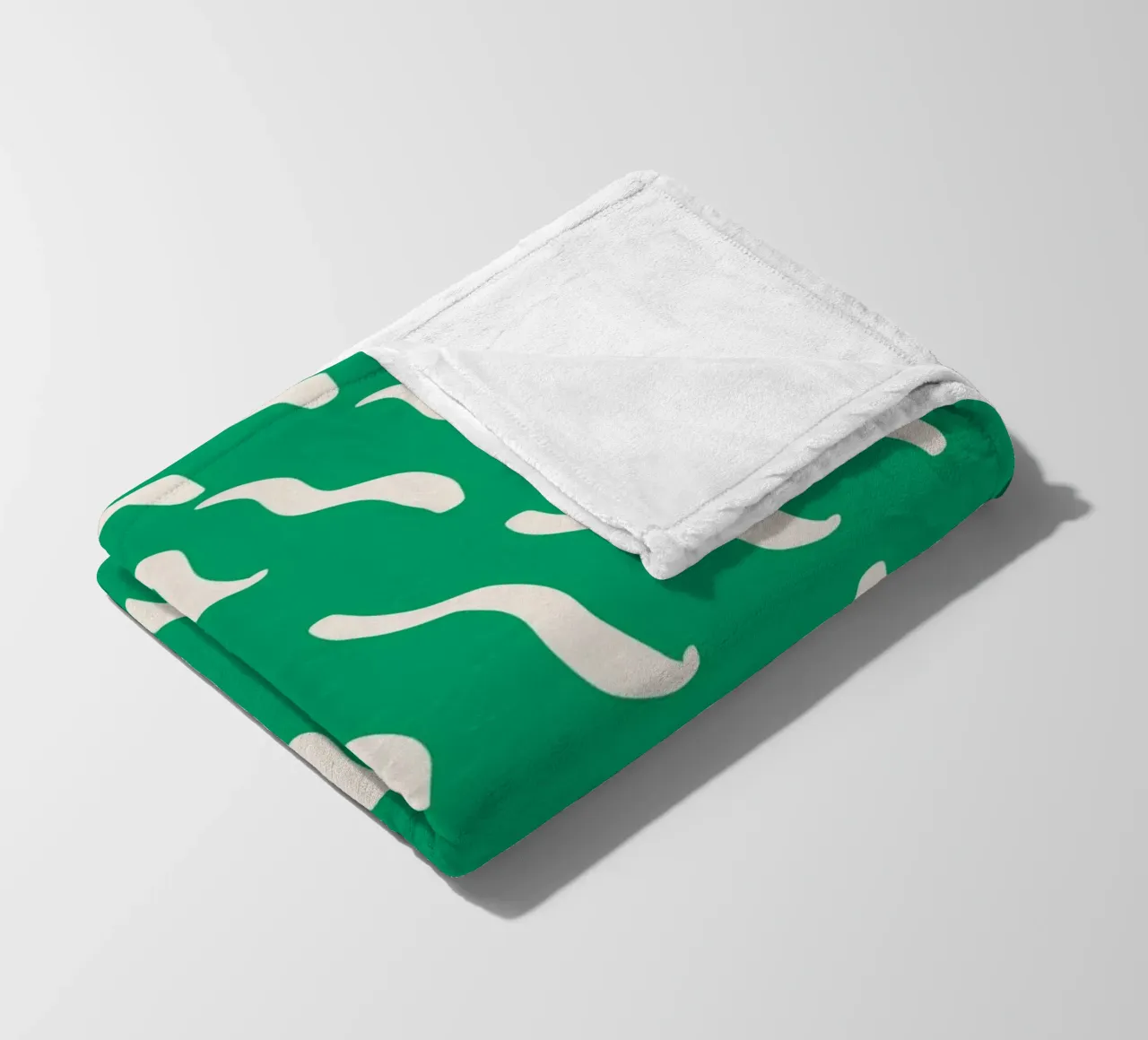 Ripple pattern fleece blanket by Little Dean