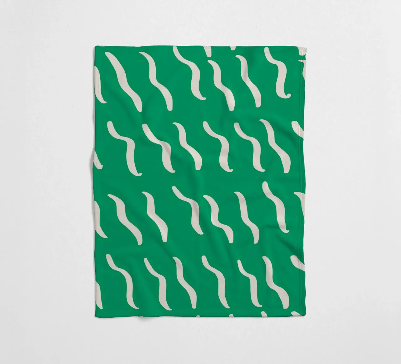 Ripple pattern fleece blanket by Little Dean