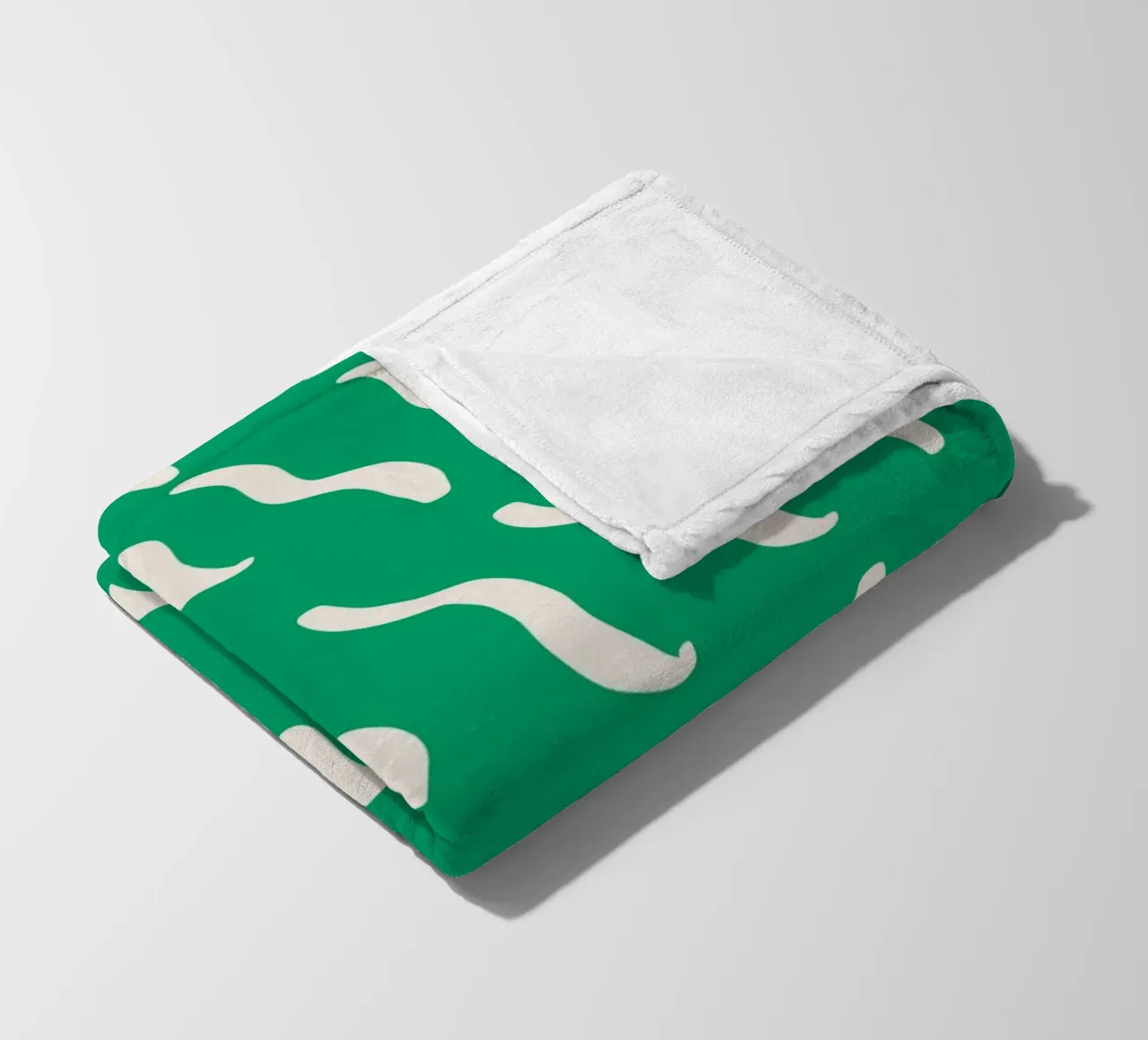 Ripple pattern fleece blanket by Little Dean