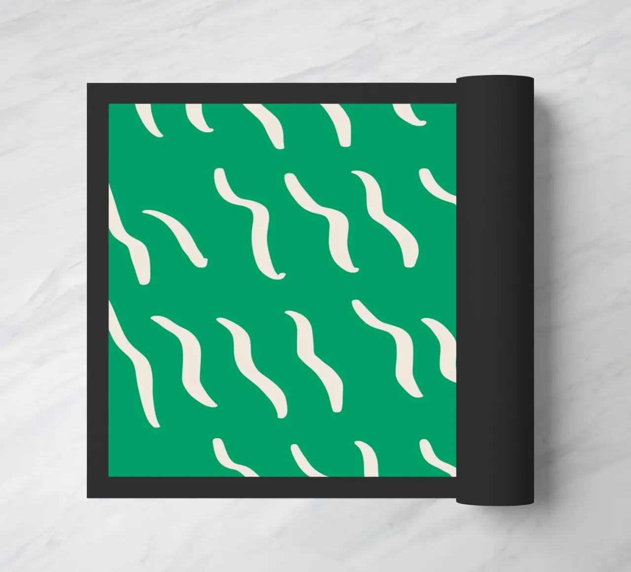 Ripple pattern doormat by Little Dean