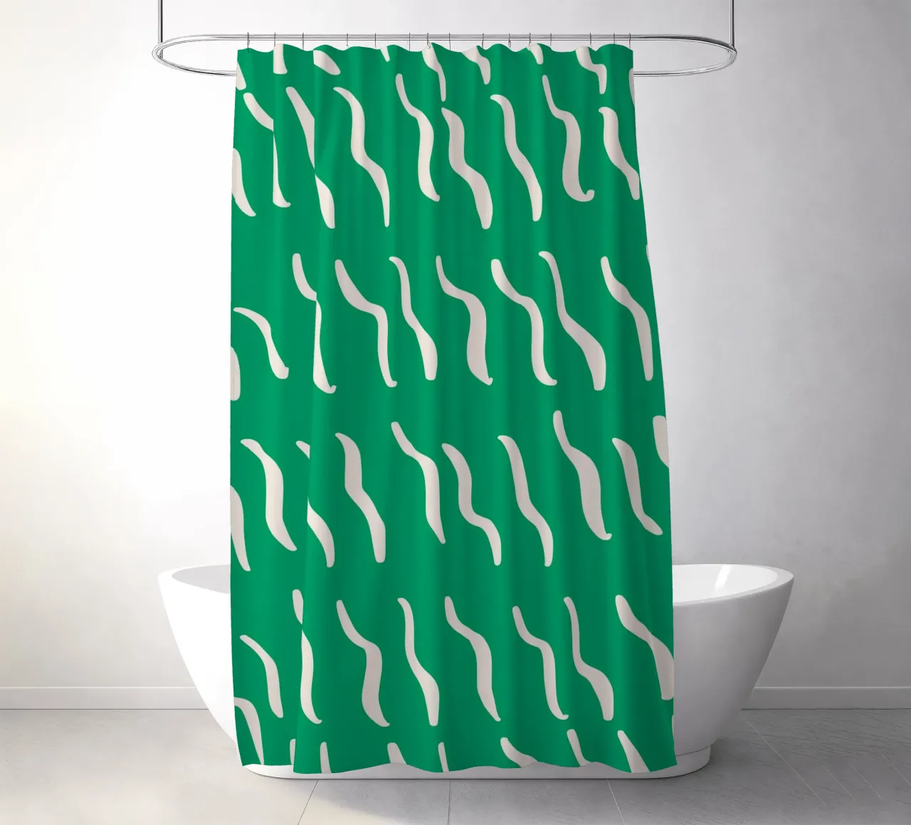 Ripple-Muster Duschvorhang von Little Dean